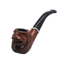Wholesale Handmade 145mm Wooden resin Weed Smoking Pipe Tobacco Distribution Weed pipe Smoking accessories